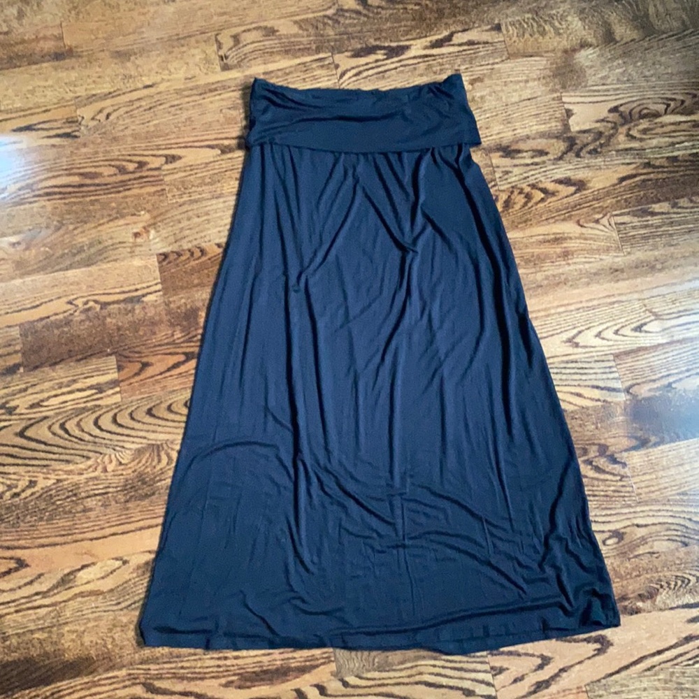 Ana Black Maxi Skirt